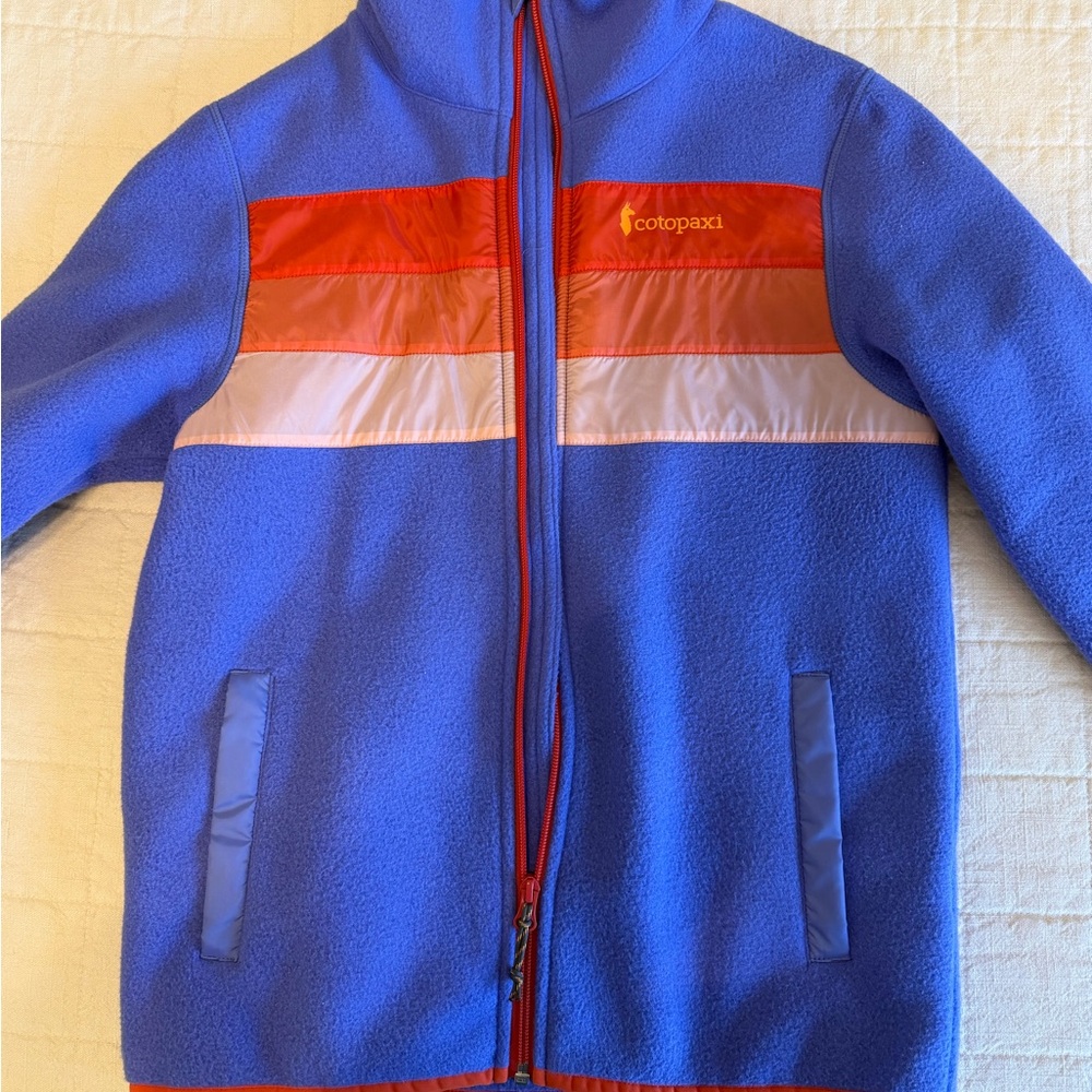 Cotopaxi Colorful Fleece Jacket with Red Accents - Picture 3 of 4